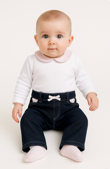 Pyjabi® Jean Fille – Le dors-bien à ballerines cousues