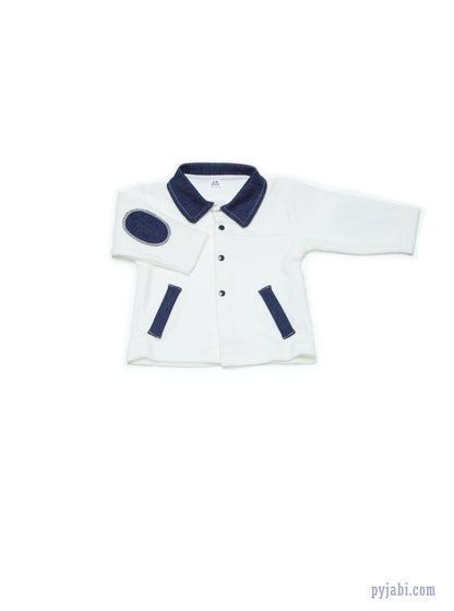 Ensemble 3 pièces 100% coton bio - salopette-veste-bonnet