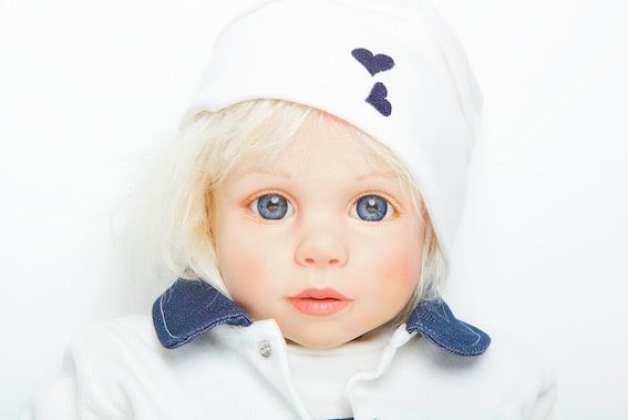 Ensemble 3 pièces 100% coton bio - robe-veste-bonnet