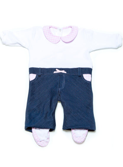 Pyjabi® Jean Fille – Le dors-bien à ballerines cousues