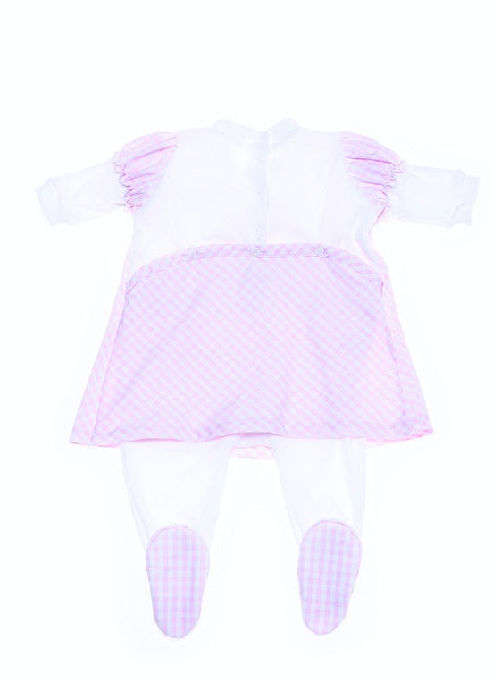 Robe-Pyjabi Vichy et ses petites ballerines